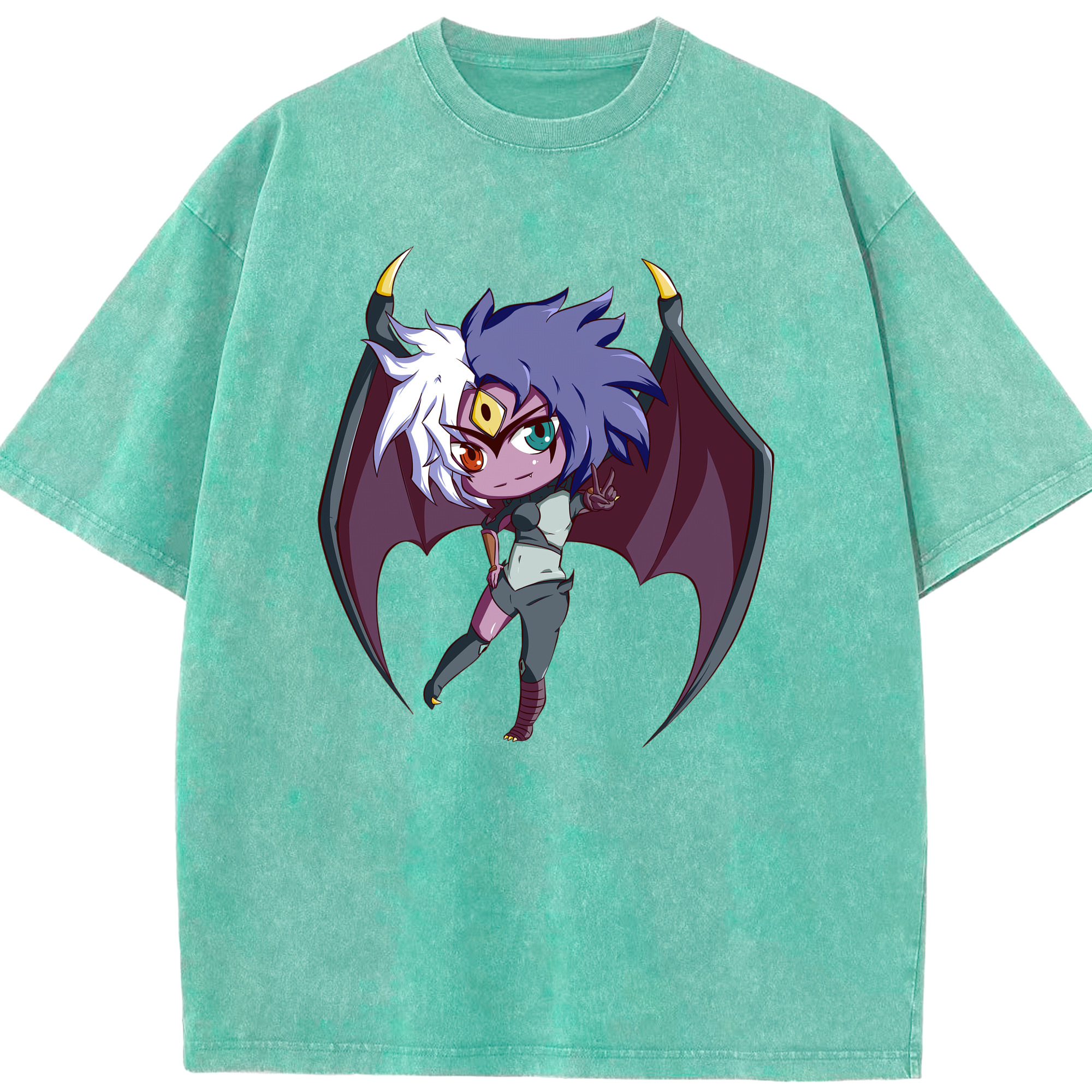 （画像用） 遊☆戯☆王 Yu-Gi-Oh! 綿100% ヴィンテージ風 半袖Tシャツ（フロントプリント）